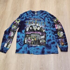The Faculty Movie Tie Die Long Sleeve Heavy Cotton Womans Large Shirt
